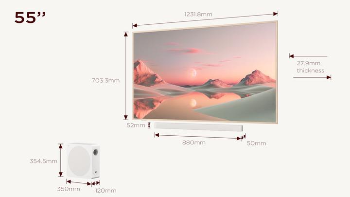 Produktbild TCL 55A300 PRO NXTVision (55A300 PRO) (55", QLED, 4K, 2024)