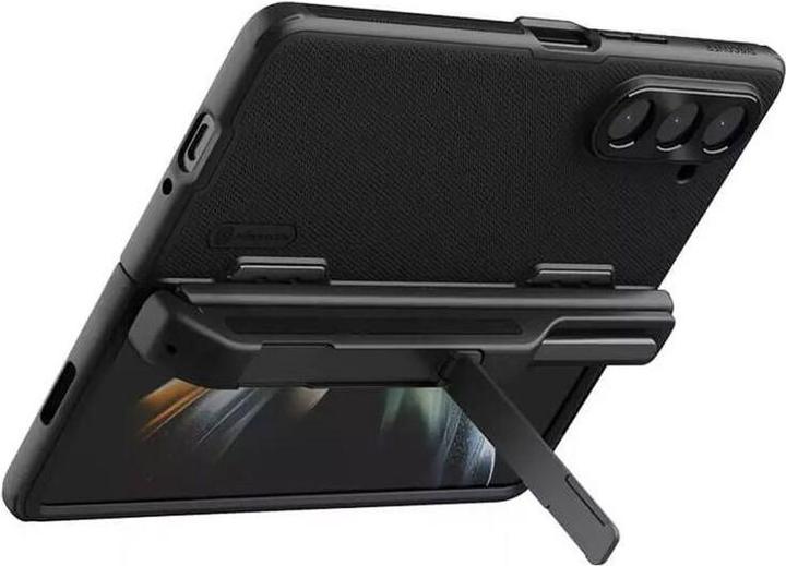 Actual product image Nillkin Super Frosted FOLD Slot+Stand Back Cover for Samsung Galaxy Z Fold 5 Black (Samsung Galaxy Z Fold5)