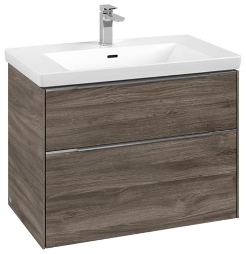 Aluminium glänzend, Stone oak