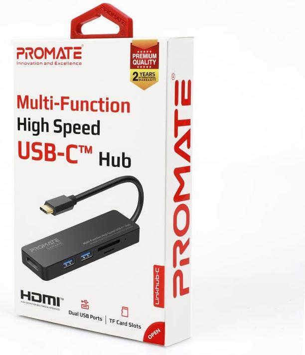 Produktbild ProMate LinkHub-C 5 in 1 USB-C Hub (USB-C, 5 Ports)
