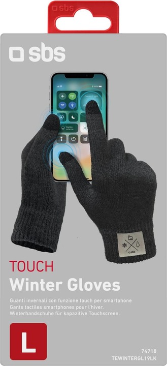 Image du produit SBS Gants d'hiver pour écran tactile (L)