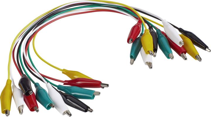 Actual product image Voltcraft Test lead set (Tapping clamp (0.28 m)