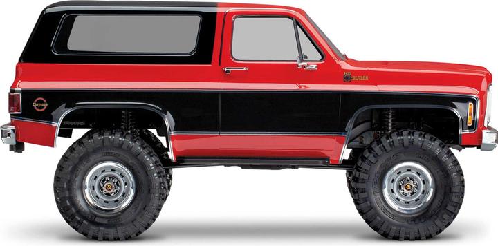 Image du produit Traxxas TRX-4 79 Chevy Blazer rouge/noir 1/10 Crawler RTR Brushed, Clipless, sans batterie ni chargeur (RTR Prêt à fonctionner)