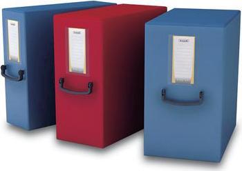 Actual product image Fellowes Pick Up document storage box Red