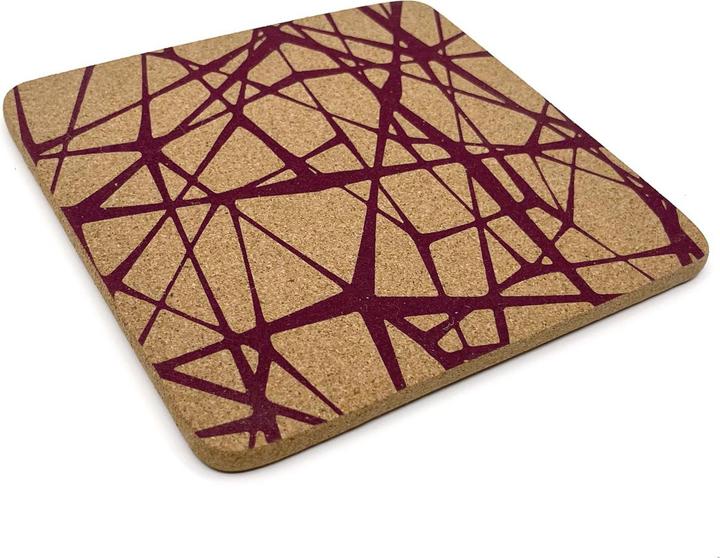 Actual product image Viking Topfuntersetzer «Scribble» (quadratisch) aus Kork (Pan coaster)