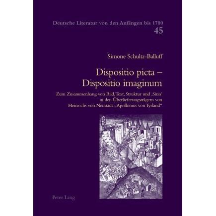 Dispositio picta - Dispositio imaginum, Fachbücher von Simone Schultz-Balluff