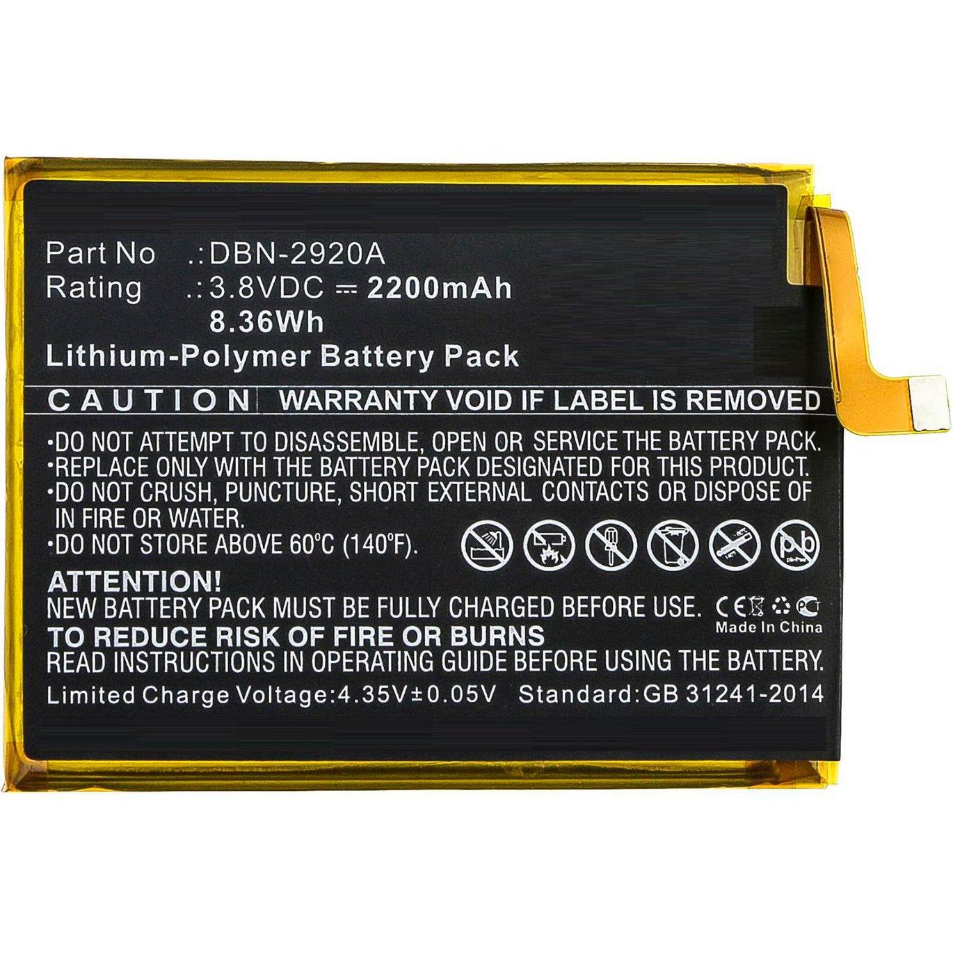 CoreParts Battery for Doro Mobile, Smartphone Akku