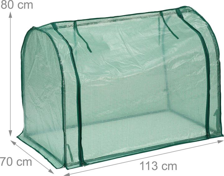 Actual product image Relaxdays Foliengewächshaus