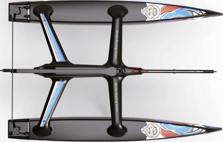 Produktbild Amewi Binary V3 - Katamaran Segelboot 40 cm, 2,4GHz