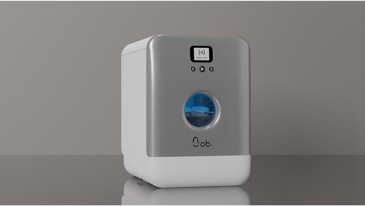 Actual product image Daan Tech Bob white/silver dishwasher