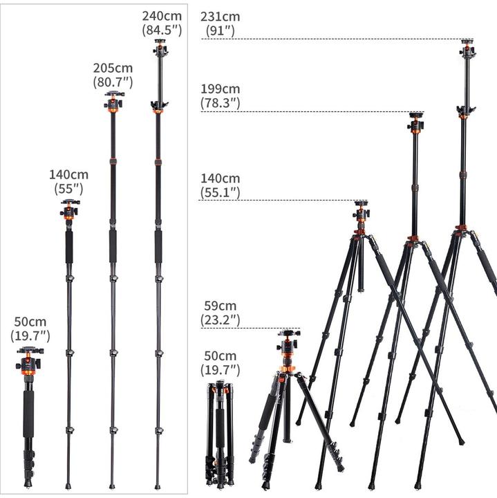 Produktbild K&F Concept K234A6 (Metall)