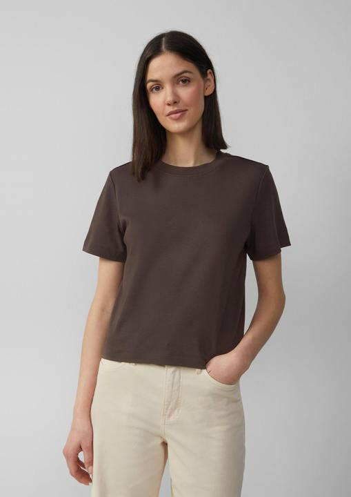 Produktbild S.Oliver T-Shirt T-Shirt aus Interlockjersey mit Rundhalsausschnitt (46)