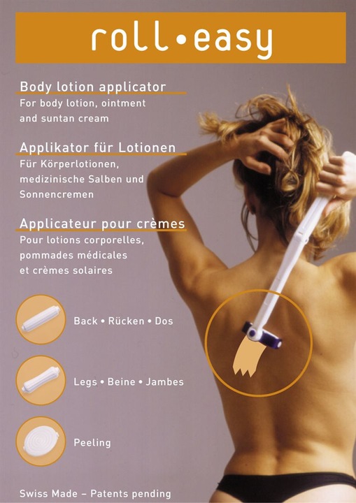 Actual product image Roll Easy Body Lotion Applicator