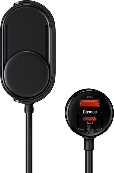 Immagine prodotto Baseus Accendisigari per auto 1 per 2 ad alta efficienza Pro 30 W (nero)