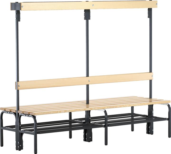 Produktbild kaiserkraft Garderobenbank mit Hakenleisten (40 cm, 165 cm)