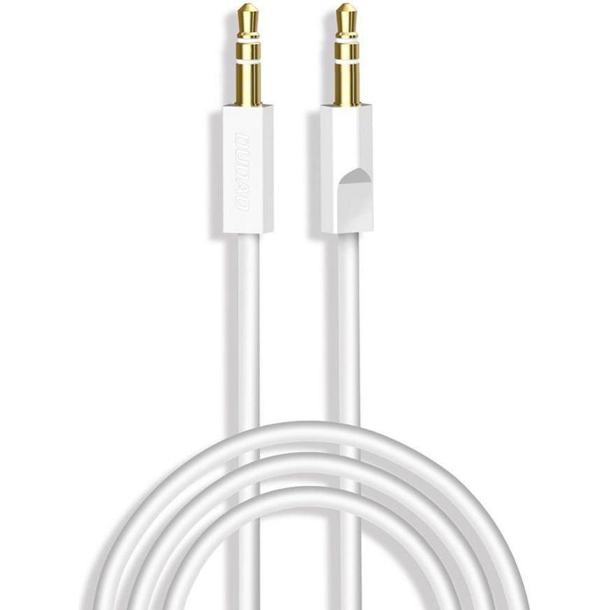 Dudao cable AUX mini jack 3.5mm 1m 3 pole stereo white (L12S white) (1 m), Audio Kabel