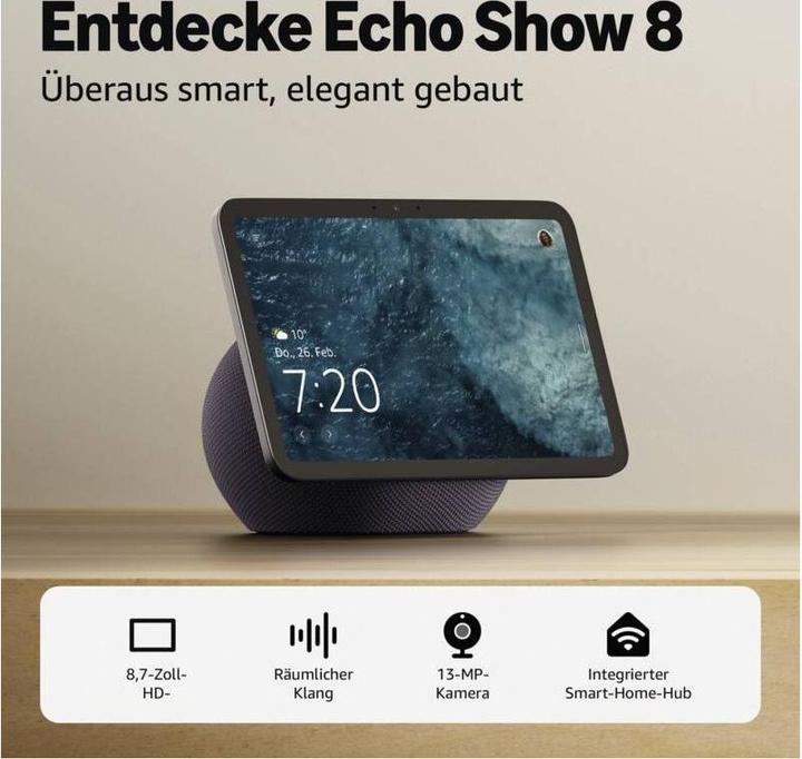Produktbild Amazon Echo Show 8 (Amazon Alexa)