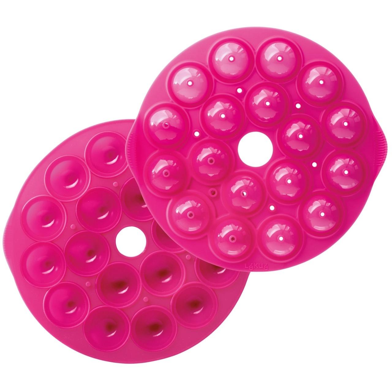 Lékué Torte Pop: Teglia + Stampi da Forno Rosa