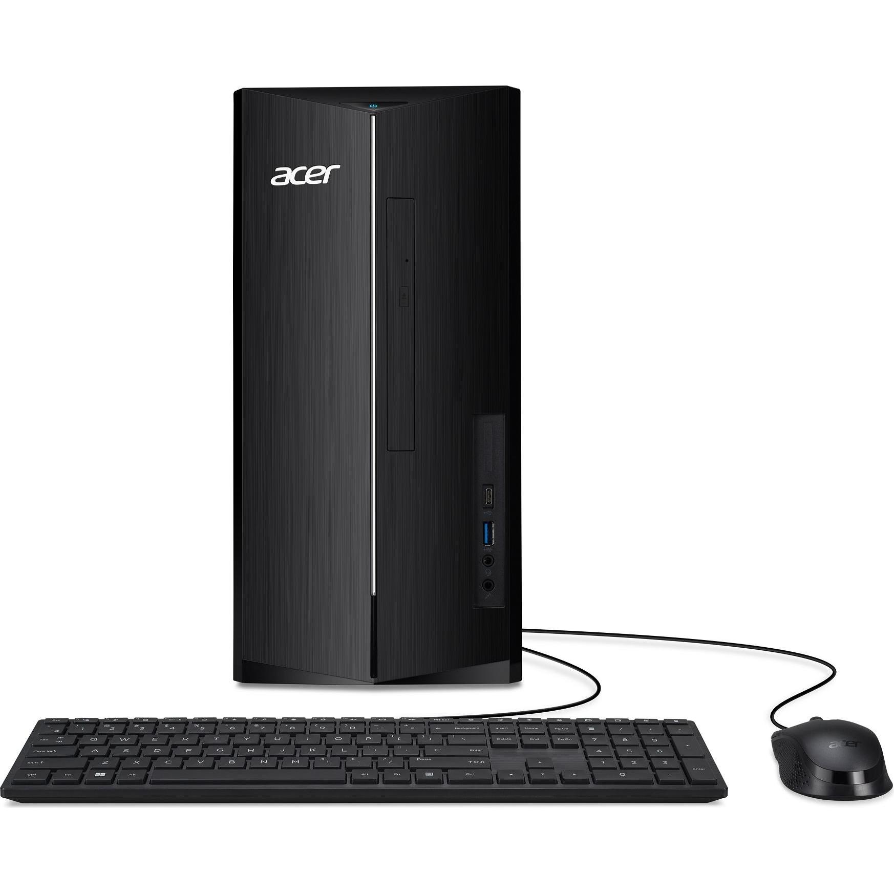 Acer PC Aspire TC-1785,Core i3-14100,8GB DDR5,512GB SSD, DVD±RW, USB KB+mouse,W11H (512 GB, 8 GB), P