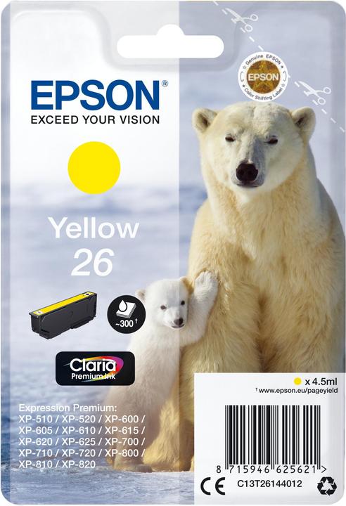 Produktbild Epson 26 Claria Premium (Y)
