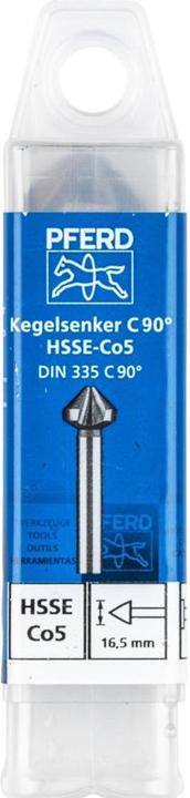 Actual product image Pferd KES HSSE DIN 335 C90° 16.5 25202134 Countersink 16.5 mm HSS 1 pc. (16.5 mm)