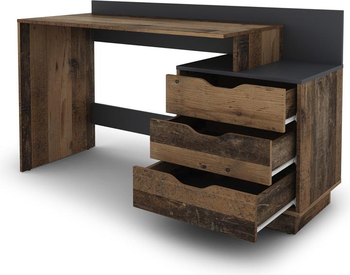 Anthrazit, Old Wood (Altholz-Optik)