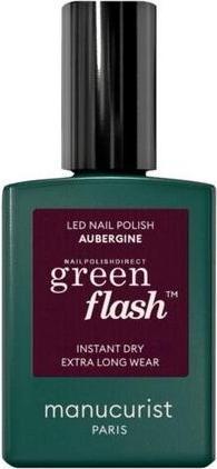 Produktbild Manucurist Green Flash Nagellack Aubergine (Aubergine, Gel-Effekt Nagellack)