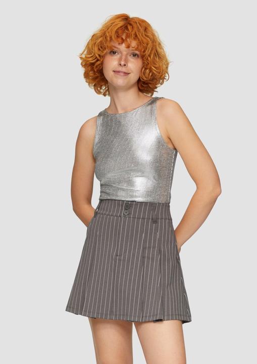 Actual product image S.Oliver T-Shirt Body T-Shirt-Body in Metallic-Optik (XL)