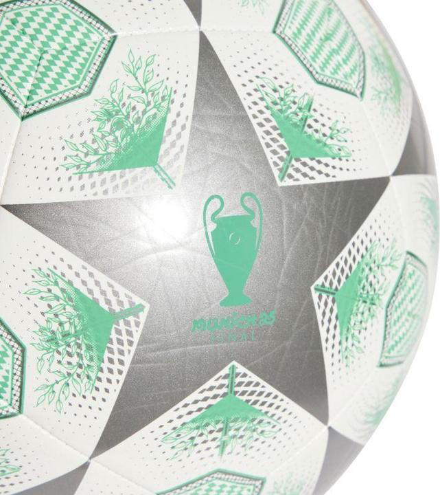 Actual product image Adidas - UEFA Champions League Football Size 5 - Silver/green (5)