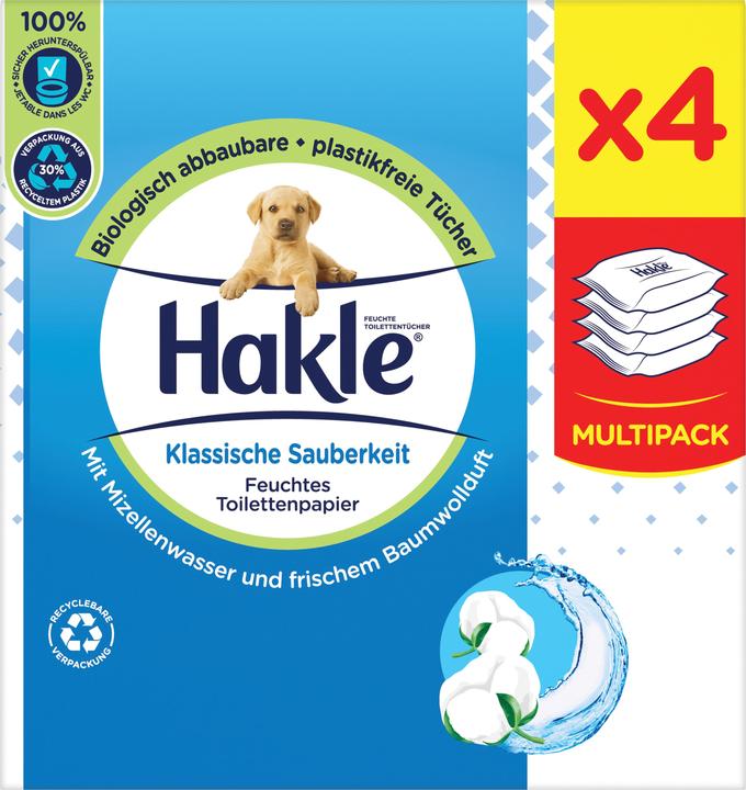 Produktbild Hakle Klassische Sauberkeit (168 Stück)