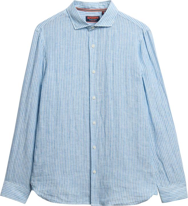 Actual product image Superdry VACATION L/S LINEN SHIRT Heren Overhemd (S)
