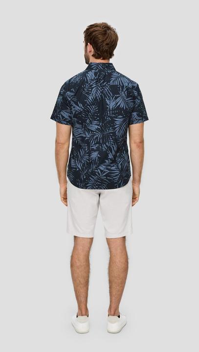 Produktbild s.Oliver Hemd Kurzarmhemd mit Button-Down-Kragen (XXL)