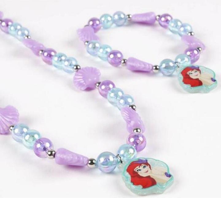 Immagine prodotto Disney Princess Set collana e bracciale viola 2 pezzi turchese (Multi-composizione)