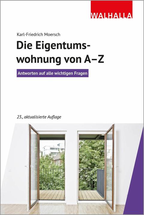 Produktbild Moersch:Die Eigentumswohnung von A-Z (Deutsch, Karl-Friedrich Moersch, 2026)