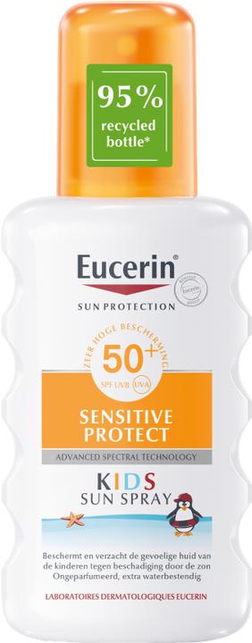 Actual product image Eucerin Sonnenspray Kids SPF50+ - 200 ml (Sun spray, SPF 50+, 200 ml)