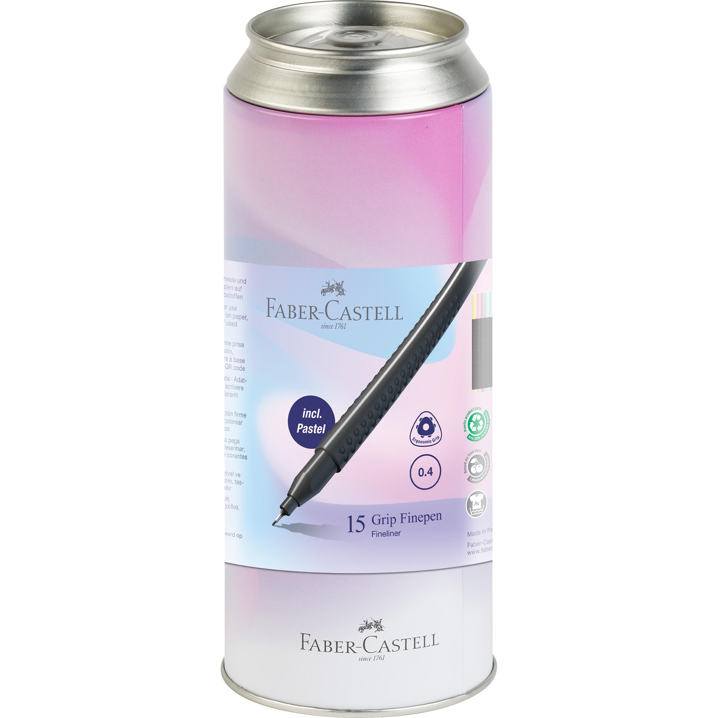 Faber-Castell, Schreibstifte, Finepen GRIP (Mehrfarbig, 15 x)