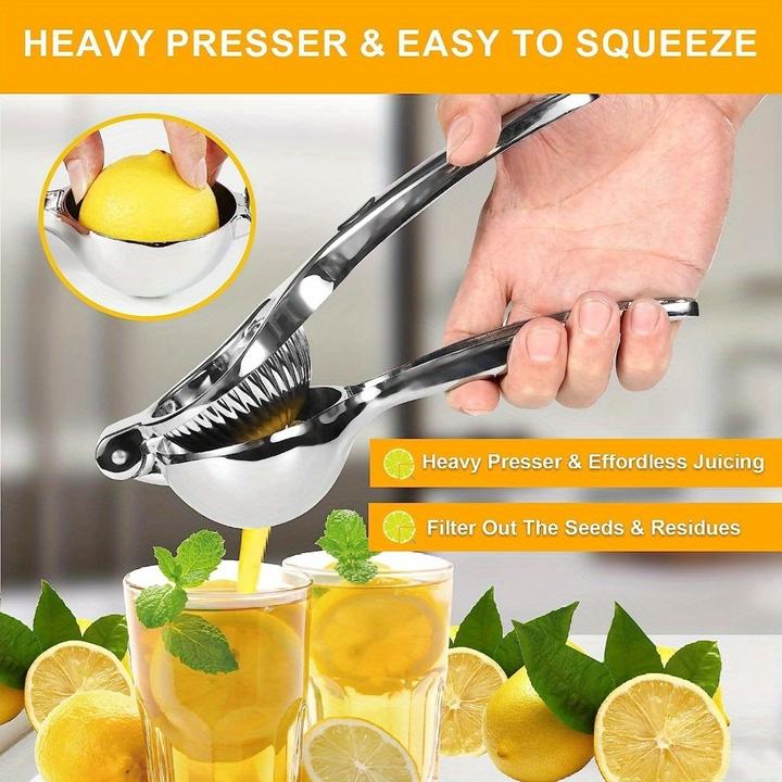 Actual product image PhoneLook Manuelle Zitruspresse aus Edelstahl für Zitrone und Limette