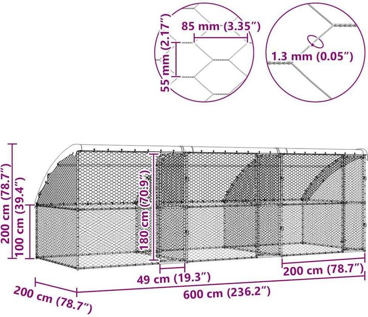 Actual product image vidaXL Hundekäfig (Dog kennel)