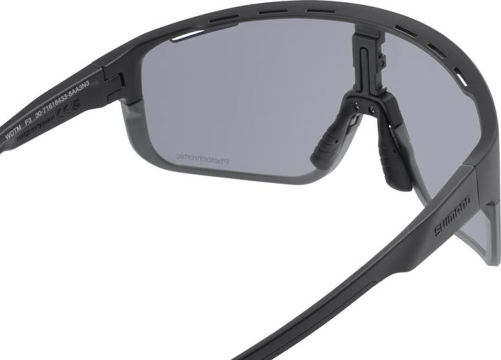 Actual product image Shimano Unisex Brille Pulsar PH (Mat Black, ridescape Ph)