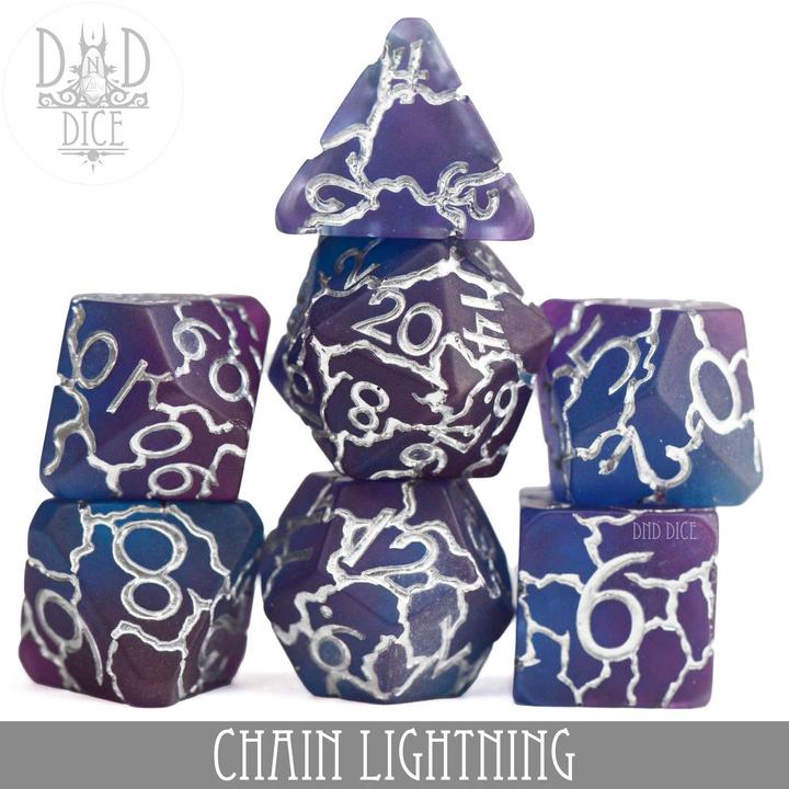 Produktbild DnD Dice Chain Lightning Dice Set