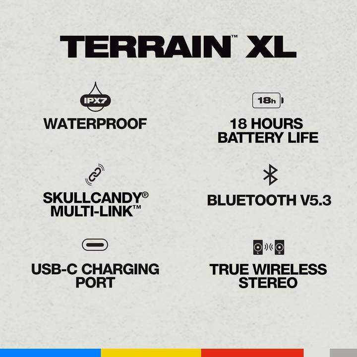 Productafbeelding Skullcandy Terrain XL Draadloze Luidspreker Zwart (18 h)