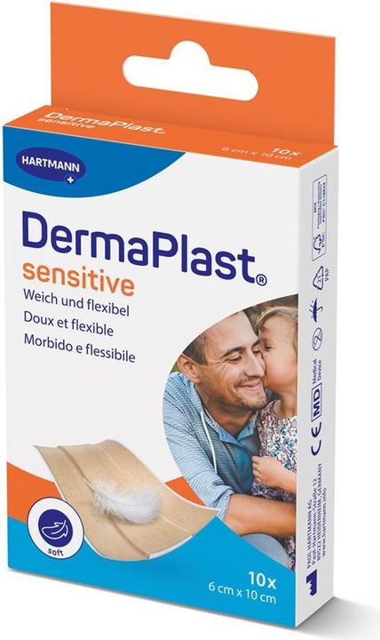 DermaPlast Sensitive hautfarbig (10 x)