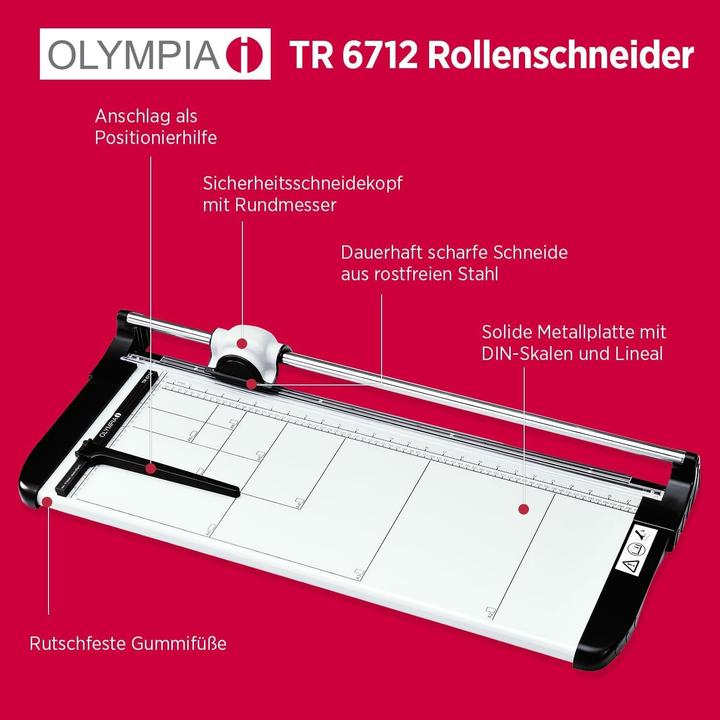 Image du produit Olympia Coupeuse rotative TR 6712 (12 feuilles, A2)