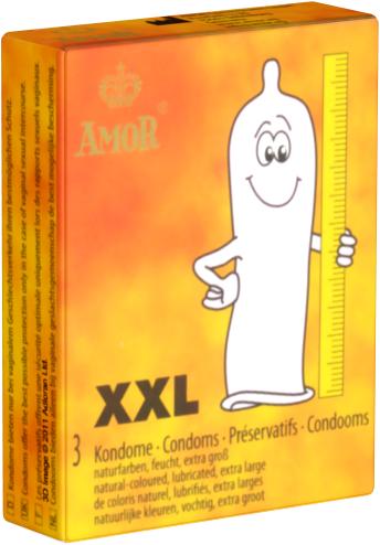Produktbild Amor XXL» 3 grössere Kondome für mehr Platz (3 Stk.)