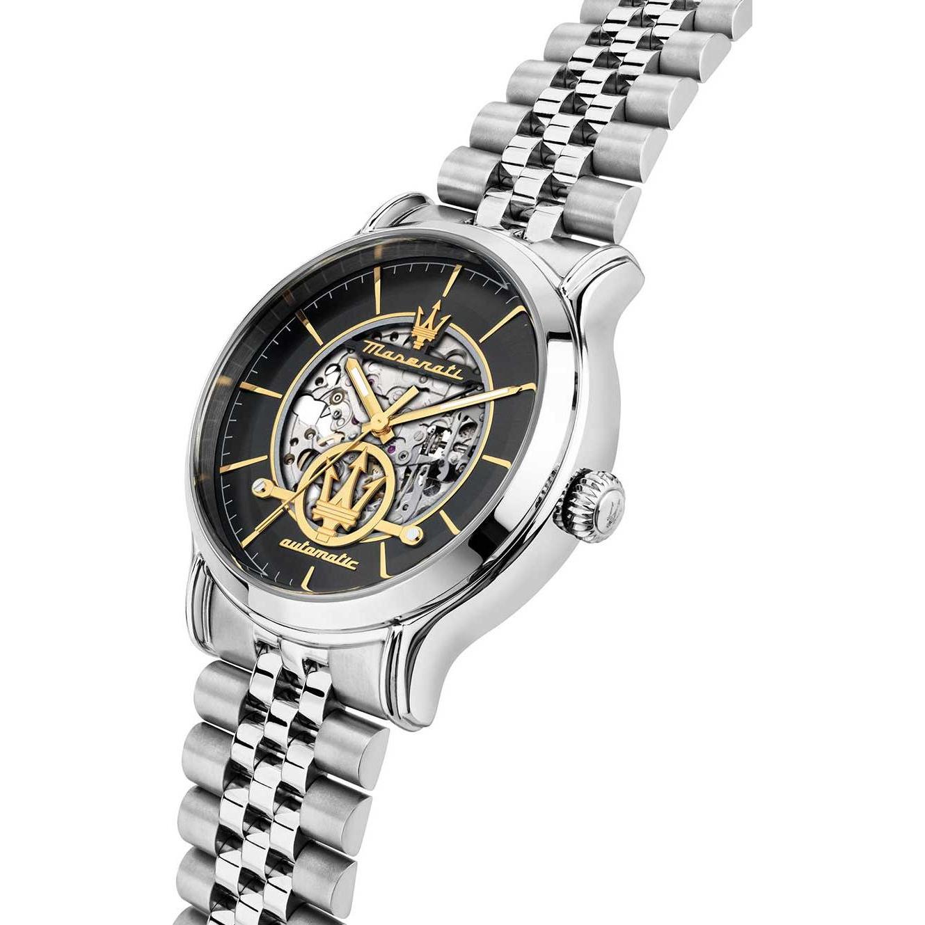 Thumbnail - Maserati, Armbanduhr, Herrenuhr Epoca, Silber, (Analoguhr, 42 mm)
