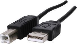 Actual product image Goobay USB AB 500 HiSpeed USB Cable USB A USB B (5 m, USB 2.0)