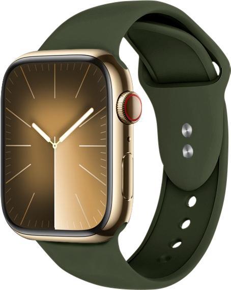 Produktbild Crong Liquid - Apple Watch Armband 38/40/41 mm (grün) (Flüssiges Silikon)