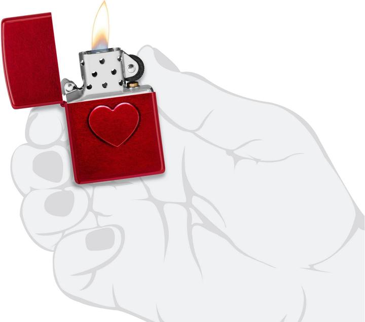 Actual product image Zippo Herz in Rot