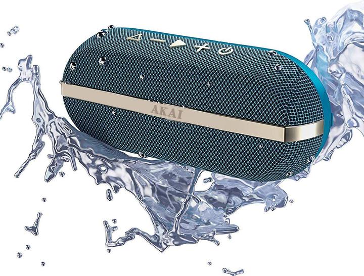 Actual product image Akai PRZENOŚNY Speaker BT ABTSW-30R waterproof (12 h)