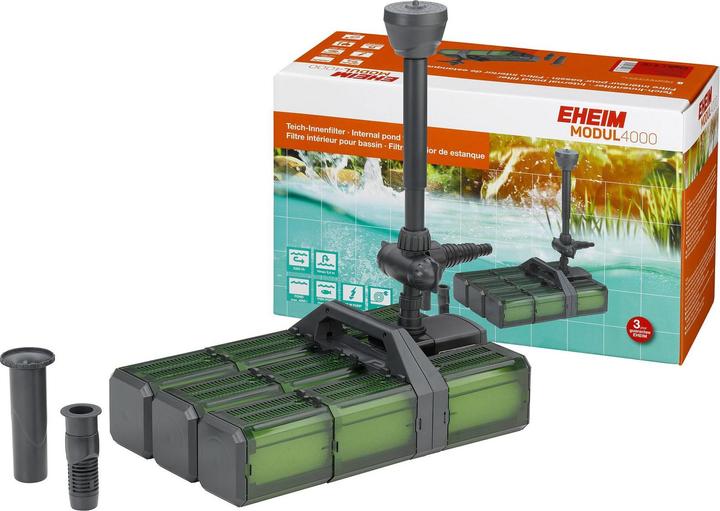 Image du produit Eheim Filtre intérieur de bassin et pompe pour jeux d'eau Modul 4000, 2300 l/h 38 W
